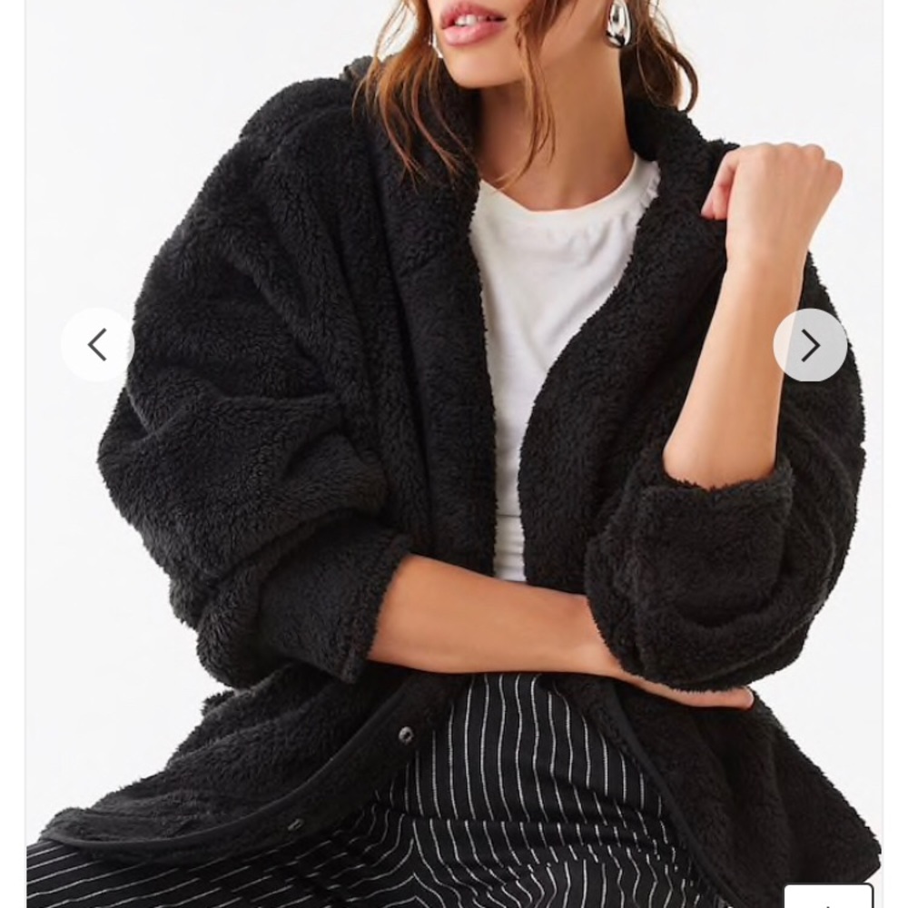 F21 Faux Shearling Jacket